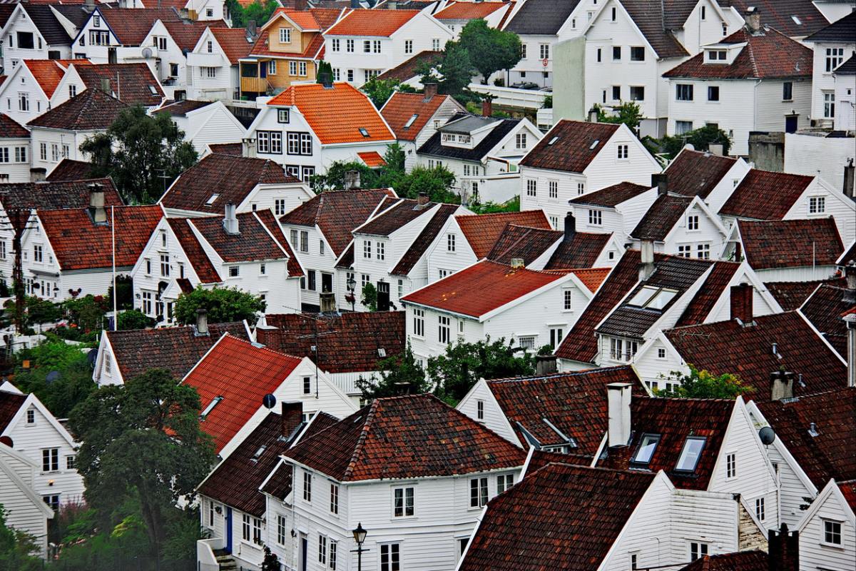 Nabolag med lignende hus